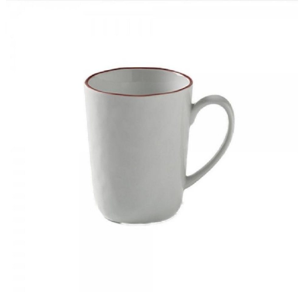 Lambert Tasse Henkelbecher Piana Weiß Roter Rand Lambert Tasse Henkelbecher Piana Weiß Roter Rand von Lambert