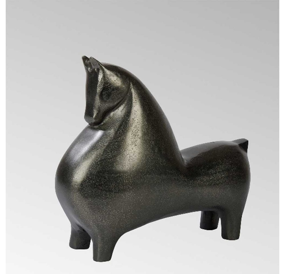 Lambert Tierfigur Lambert Keramik Pferdefigur Totilas Aluminiumguß von Lambert