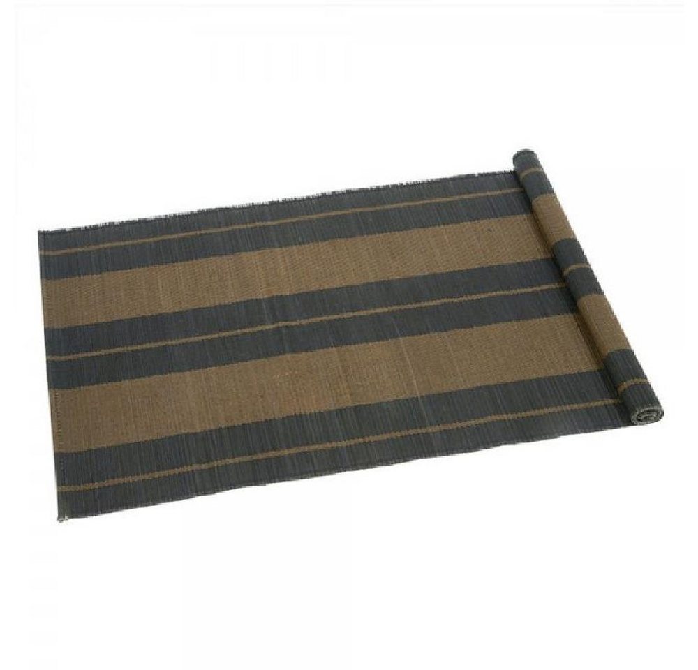 Lambert Tischdecke Tischläufer Masa Mendong Gras Schoko/Schwarz (50x150cm) von Lambert