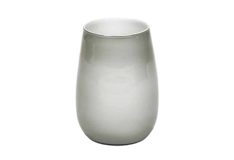 Lambert Tischvase Pisano Vase groß Überfangglas, platin H30 cm D 2 von Lambert