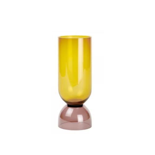 Lambert [A1] Vasari Vase Glas Honig/aubergine H 32 cm D 12 cm von Lambert