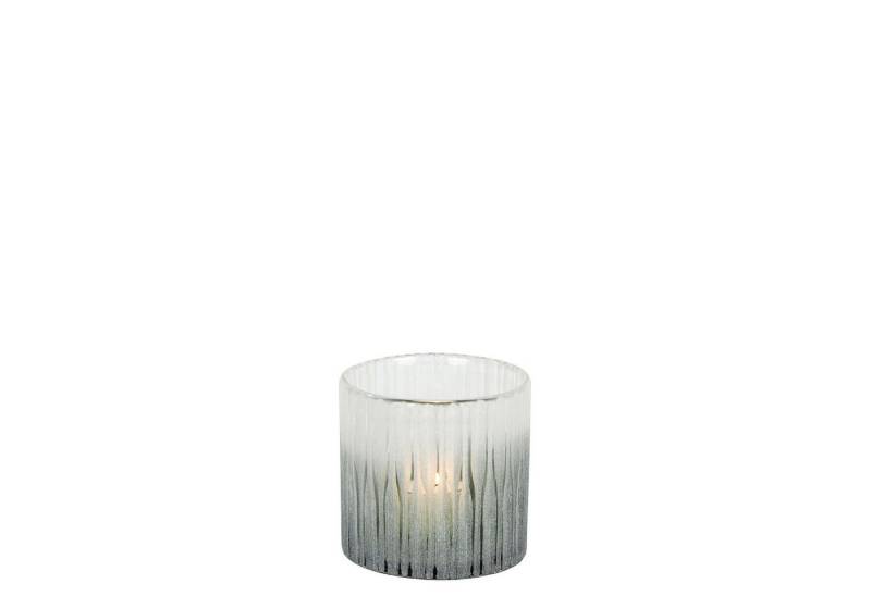 Lambert Windlicht Greco Windlicht aschgrau, mundgeblasen H 10 cm D von Lambert