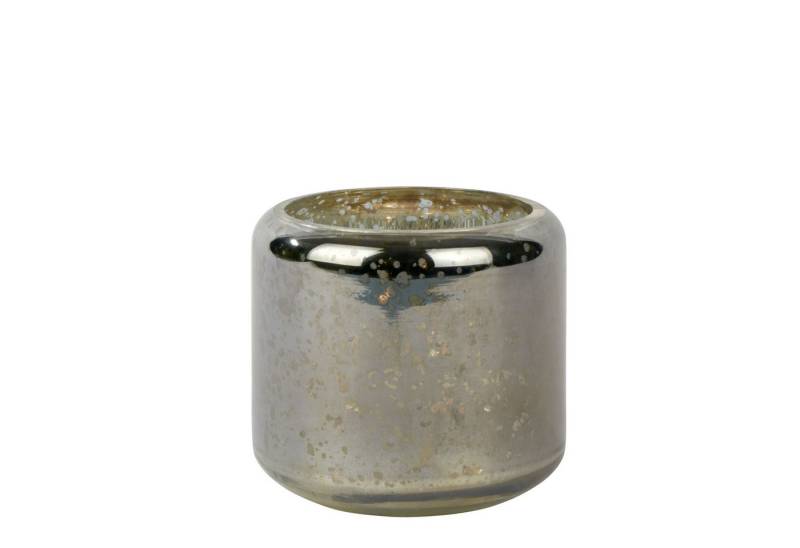 Lambert Windlicht Oudare Windlicht Glas, auster H 7cm, D 8 cm von Lambert