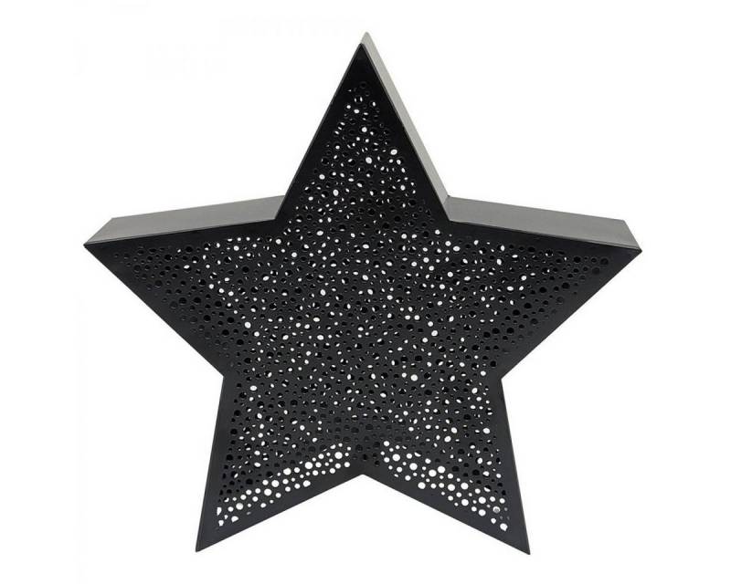 Lambert Windlicht Windlicht Astris Stern Eisen Schwarz (31cm) von Lambert