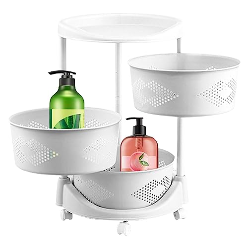 Lambo 360 ° drehbare Aufbewahrung, Regal-Organizer, Trolley, Aufbewahrung auf Rollen, für Gemüse, Regale, Aufbewahrung, Lebensmittel, mehrschichtig, praktisch für Küche und Wohnzimmer Lambo 360 ° drehbare Aufbewahrung, Regal-Organizer, Trolley, Aufbewahrung auf Rollen, für Gemüse, Regale, Aufbewahrung, Lebensmittel, mehrschichtig, praktisch für Küche und Wohnzimmer von Lambo