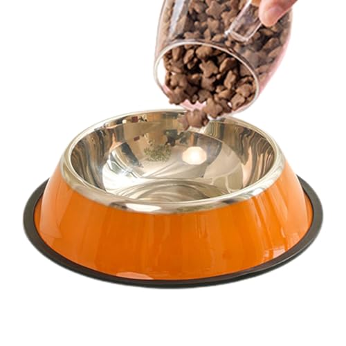 Lambo Futternapf für Hunde aus Edelstahl, Wasserschale für Katzen, aus Edelstahl, rutschfest, für Hunde von Lambo