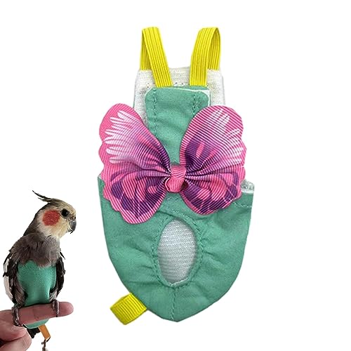 Lambo Vogelfluganzug, modisch, weich, Vogelfutter, Taubenhose, Kleidung für kleine mittelgroße Vögel, Nymphensittiche von Lambo
