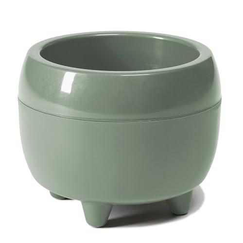 Lamela Pflanzgefäß mit stilvollen Füßen – Grüner Blumentopf mit wasserablauf – Rund Ø 23 cm, 3L – Pflanztopf für Innen & Außen Lamela Pflanzgefäß mit stilvollen Füßen – Grüner Blumentopf mit wasserablauf – Rund Ø 23 cm, 3L – Pflanztopf für Innen & Außen von Lamela