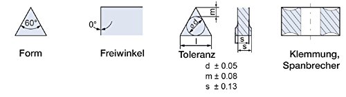 Wendeschneidplatte TNMP 160408 NN LT 10, 10 Stk.-QS von Lamina