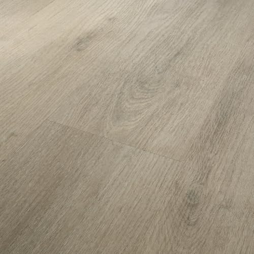 Klick-Vinyl 5 mm Montreal Oak grey 2,235 m² + integrierte Dämmung & Fußleiste, Nutzschicht 0,3 mm, NK 31, breite Holz-Optik, wasserfest & pflegeleicht, Rigid-Board, robust & Fußbodenheizung geeignet von Laminatdepot