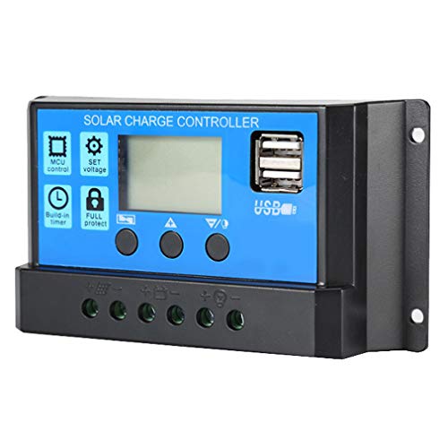 Lamker 30A 12V 24V Auto Solarladeregler Ladegerät Laderegler PWM Intelligenter Controller Solar Panel Regler mit USB Lamker 30A 12V 24V Auto Solarladeregler Ladegerät Laderegler PWM Intelligenter Controller Solar Panel Regler mit USB von Lamker