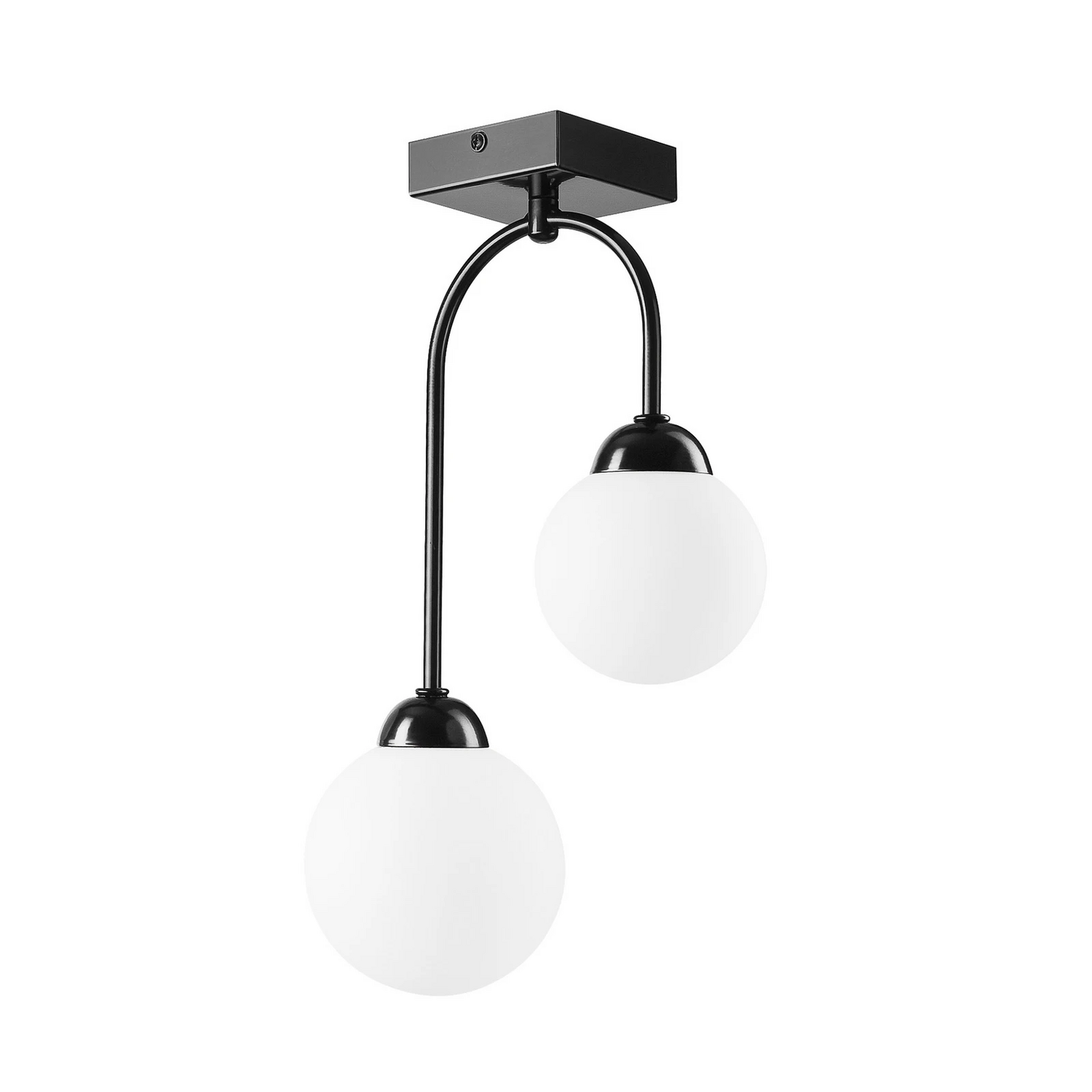 Lamkur Deckenleuchte Lampe G9 Bandi Schwarz 2flg Stahl Glas Wohnzimmer B-Ware Lamkur Deckenleuchte Lampe G9 Bandi Schwarz 2flg Stahl Glas Wohnzimmer B-Ware von Lamkur Lighting
