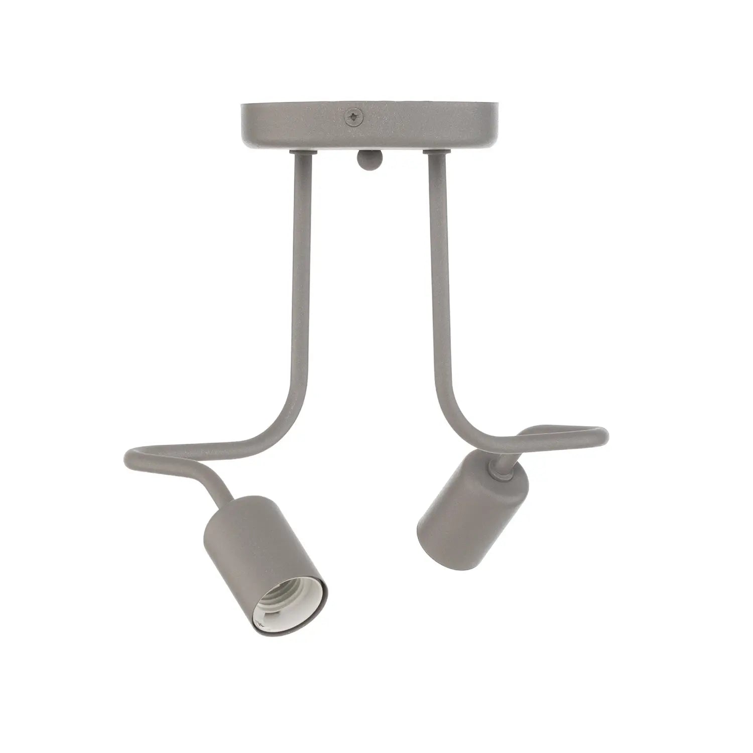 B-Ware Lamkur Deckenleuchte Joiy Deckenlampe Grau 2 Flg Hängelampe Leuchte E27 Lampe von Lamkur