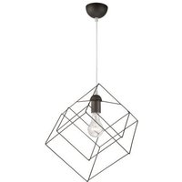 Eckige Hängeleuchte AGATRIA Anthrazit Design Lampe von Lamkur
