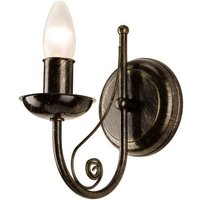 Elegante Wandlampe KELSIE Schwarz Rustikal Lampe von Lamkur