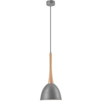 Esstisch Hängelampe Silber Holz Wohnzimmer Leuchte Esstisch Hängelampe Silber Holz Wohnzimmer Leuchte von Lamkur
