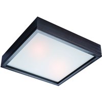 Esszimmer Deckenleuchte Braun Holz quadratisch von Lamkur