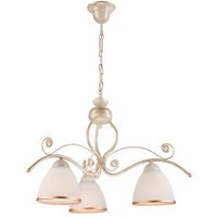 Hängelampe Esstisch Shabby Weiß Metall 3-flammig Hängelampe Esstisch Shabby Weiß Metall 3-flammig von Lamkur