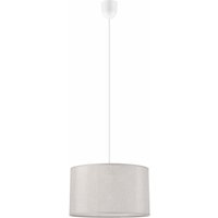 Hängelampe Stoff in Silber Ø 35 cm verstellbar Modern E27 von Lamkur