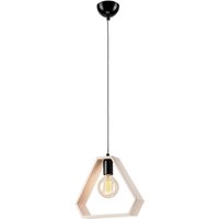 Hängeleuchte LIA Schwarz Holz Esszimmer Lampe von Lamkur