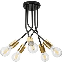 Lamkur Deckenleuchte gold Stahl B/H/L: ca. 36x34x36 cm E27 5 Brennstellen Lamkur Deckenleuchte gold Stahl B/H/L: ca. 36x34x36 cm E27 5 Brennstellen von Lamkur