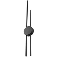 Lamkur LED-Wandleuchte LANA 47461 schwarz Metall H/L: ca. 80x12 cm 1 Brennstellen von Lamkur