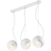 Pendelleuchte COURTNEY Weiß Metall 3-flmg Modern Pendelleuchte COURTNEY Weiß Metall 3-flmg Modern von Lamkur