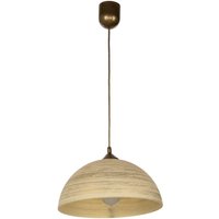 Pendelleuchte FERA Gold Retro rund Esstisch von Lamkur