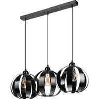 Pendelleuchte Schwarz Metall 3-flammig E27 verstellbar Pendelleuchte Schwarz Metall 3-flammig E27 verstellbar von Lamkur