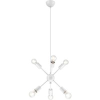 Stylische Hängeleuchte ANETHA Weiß Modern Esstisch von Lamkur