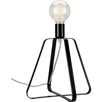 Tischlampe Schwarz Metall 31cm Design Leuchte Tischlampe Schwarz Metall 31cm Design Leuchte von Lamkur