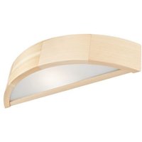 Wandlampe Flur Holzleuchte Braun Modern 40cm von Lamkur