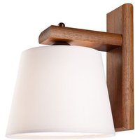 Wohnliche Wandleuchte BEVERELY in Braun Flur Wohnliche Wandleuchte BEVERELY in Braun Flur von Lamkur