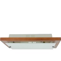 Wohnzimmerlampe Braun Weiß Holz Deckenleuchte von Lamkur