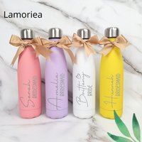 Benutzerdefinierte Hochzeitsgeschenk, Brautjungfer Trinkgefäße, Personalisierte Wasserflasche Vakuum, Gravierte Wasserflasche, Brautparty Flaschen von Lamoriea