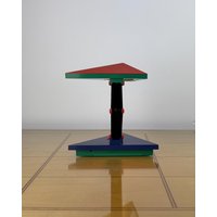 Kyoji Tanaka Memphis Style Postmodern Lamp, 1980S Japan, Vintage Table Rabbit Tanaka, Space Age, Sputnik Design von LampaPaloozaa