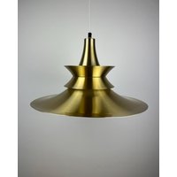 Lyskær Belysning Danish Modern Brass Pendant Lamp, Sputnik Design, Space Age, 60S, 70S, Industrial Minimalist, 1960S, 1970S, Ufo von LampaPaloozaa