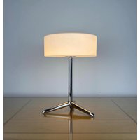 Minimalist Tripod Table Lamp, Desktop Netherlands, Mid-Century, Space Age, Sputnik, Industrial Design, Rare, 1980S von LampaPaloozaa