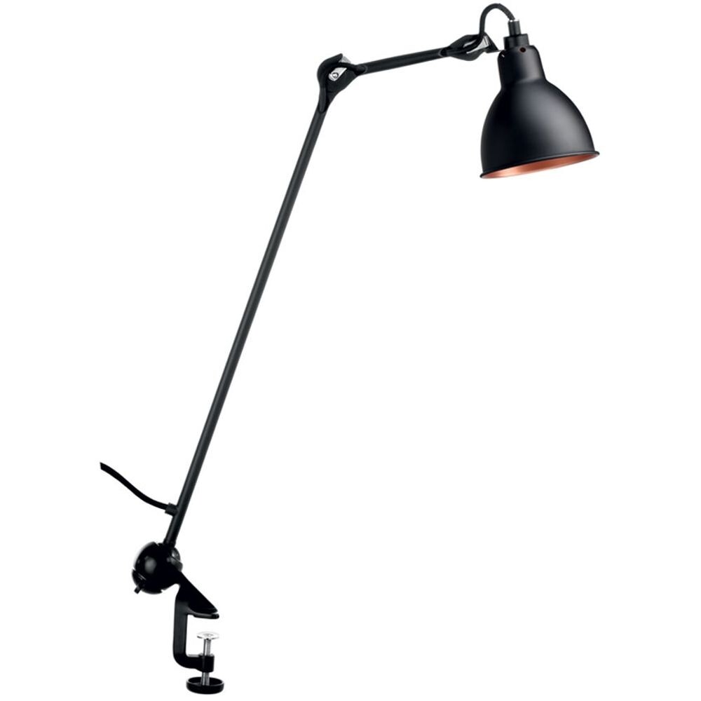 DCW - 201 Tischleuchte Schwarz/Schwarz/Kupfer Lampe Gras von DCW