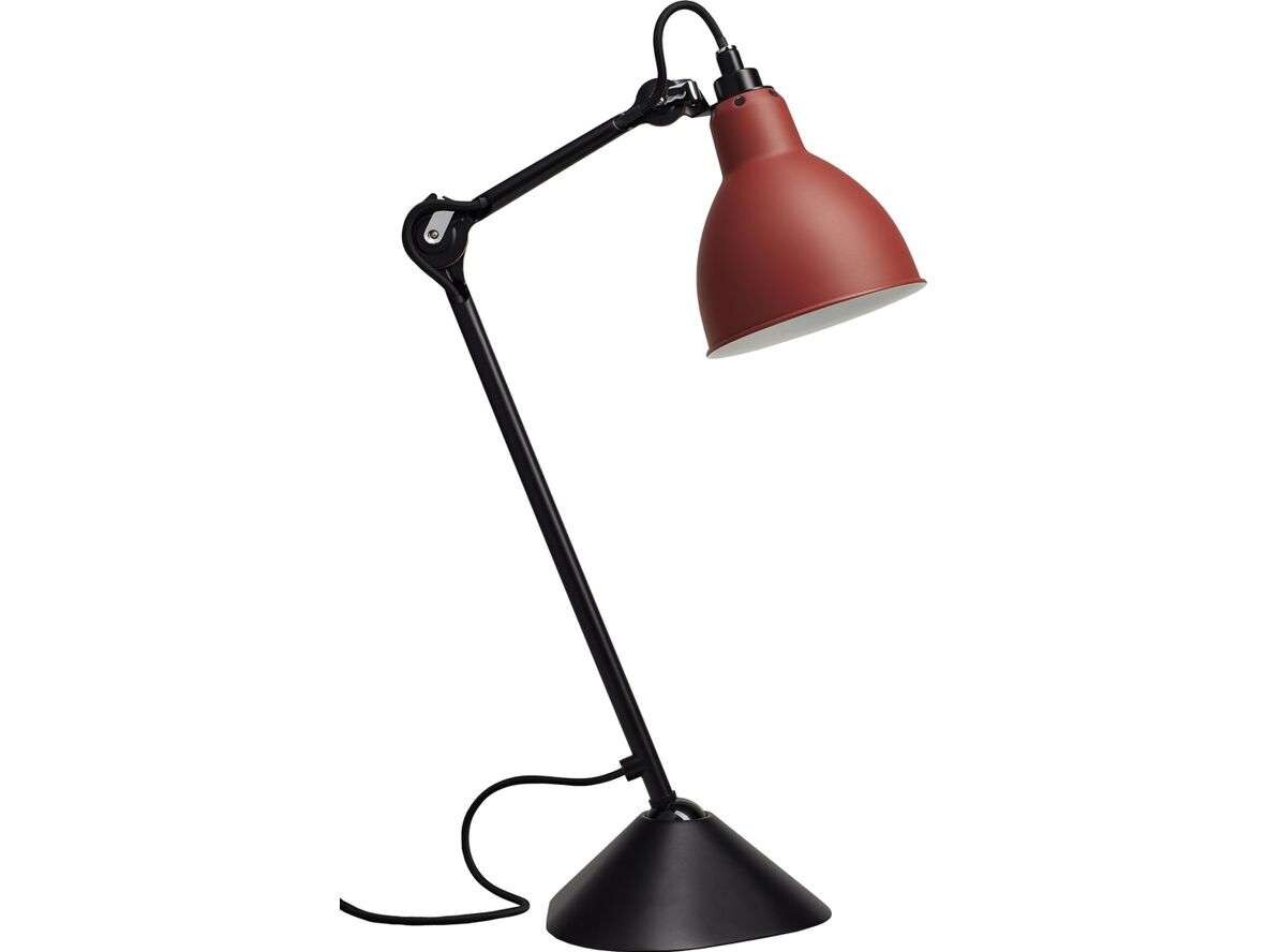 DCW - 205 Tischleuchte Rot/Schwarz Lampe Gras von DCW