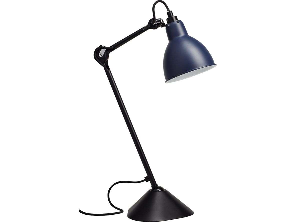 DCW - 205 Tischleuchte Schwarz/Blau Lampe Gras von DCW