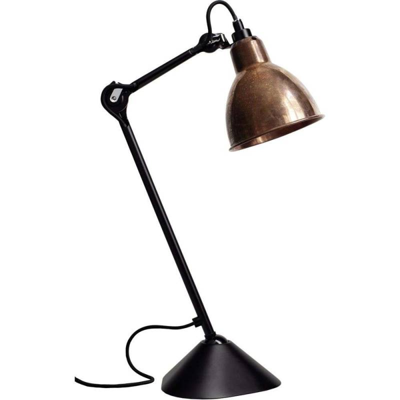 DCW - 205 Tischleuchte Schwarz/Roh Kupfer/Weiß Lampe Gras von DCW