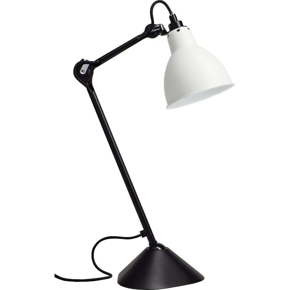 DCW - 205 Tischleuchte Schwarz/Weiß Lampe Gras von DCW