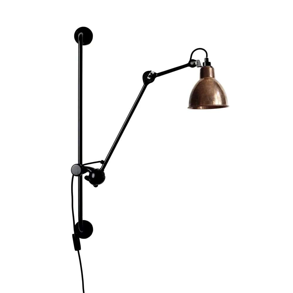 DCW - 210 Wandleuchte Schwarz/Kupfer Lampe Gras von DCW