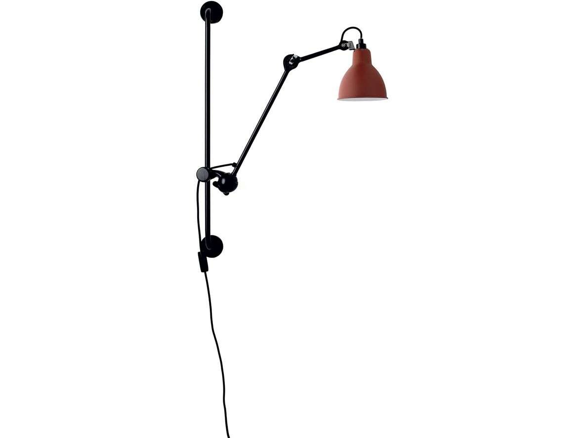 DCW - 210 Wandleuchte Schwarz/Rot Lampe Gras von DCW