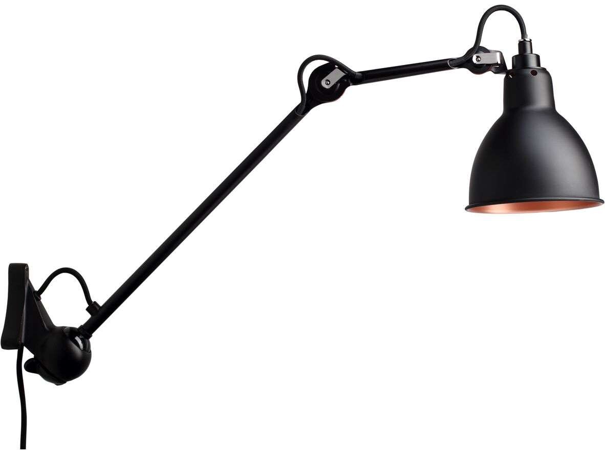 DCW - 222 Wandleuchte Schwarz/Schwarz/Kupfer Lampe Gras von DCW