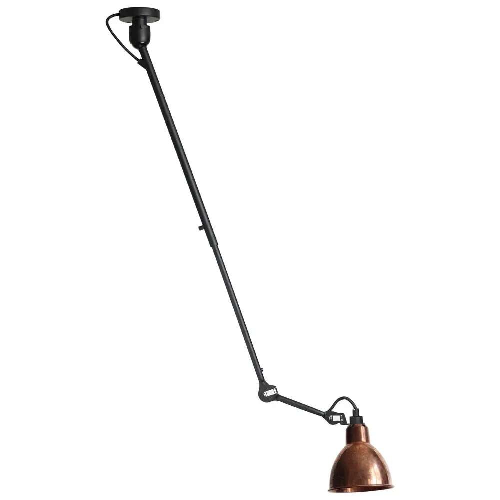 DCW - 302 Deckenleuchte Schwarz/Roh Kupfer Lampe Gras von DCW