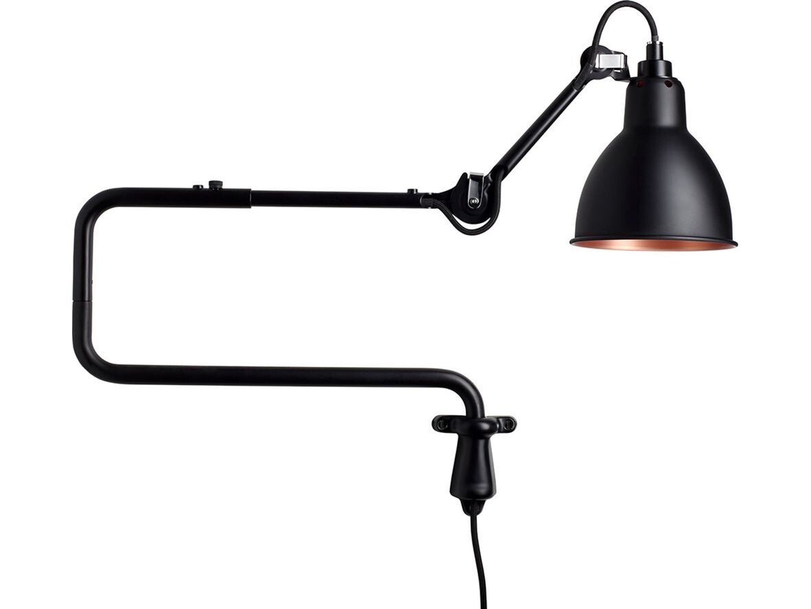 DCW - 303 Wandleuchte Schwarz/Schwarz/Kupfer Lampe Gras von DCW