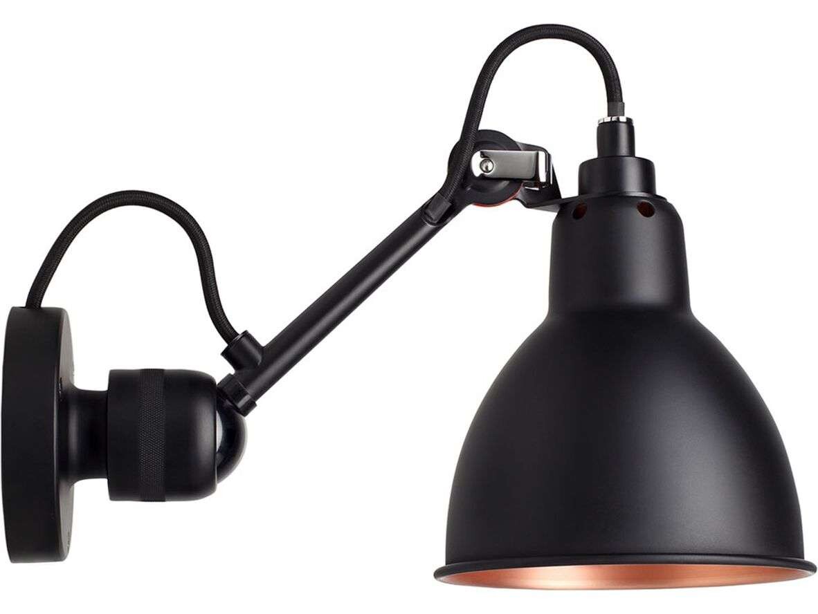 DCW - 304 Wandleuchte Schwarz/Schwarz/Kupfer Lampe Gras von DCW