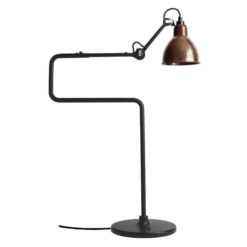 DCW - 317 Tischleuchte Schwarz/Raw Kupfer/Weiß Lampe Gras von DCW